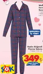 KADIN DÜĞMELİ PİJAMA TAKIMI KADIN DÜĞMELİ PİJAMA TAKIMI